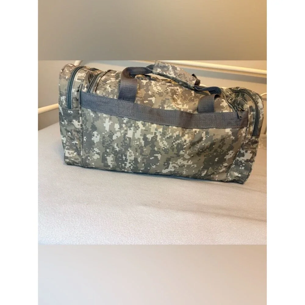 NRA Digital Camo Duffle Bag Tactical Gym Travel Hunting Multi Pocket